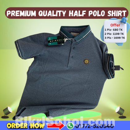 Premium Quality Half Polo Shirt